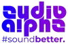 Audio Alpha Logo Purple
